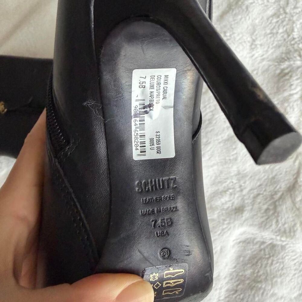 Schutz Women's Black Boots - Picture 6 of 8